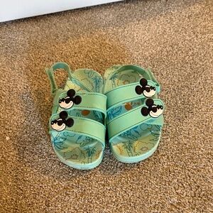 Disney Kids teal Sandals with mickey Design